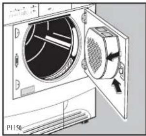 Tricity Bendix TM 321 W - Cleaning the door - 1