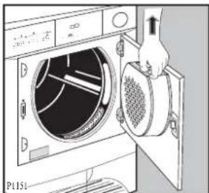 Tricity Bendix TM 320 W - Cleaning the filters - 2