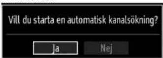 Andersson LED2640DC DVD PVR - VIKTIGT: Kontrollera att antennen eller kabeln är ansluten och att en CI-modul inte har satts i innan TV:n slås på för förstagångsinstallationen. - 3