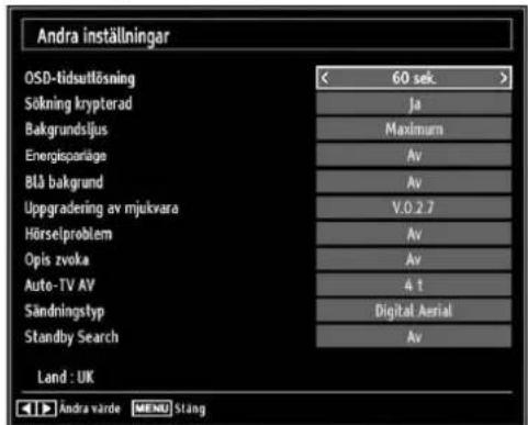 Andersson LED2640DC DVD PVR - Konfi gurering av övriga källor - 1