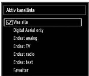 Andersson LED2640DC DVD PVR - Hantera stationer: Sortera kanallista - 1