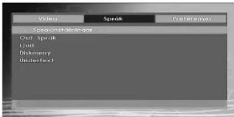 Andersson LED2640DC DVD PVR - Inställning av språk - 1