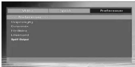 Andersson LED2640DC DVD PVR - Preferenser - 1