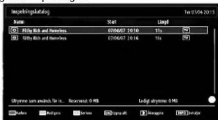 Andersson LED2640DC DVD PVR - Inspelningsbibliotek - 1