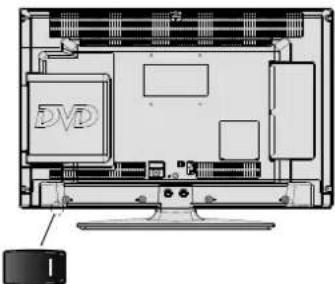 Andersson LED2640DC DVD PVR - Sätta i batterier - 2