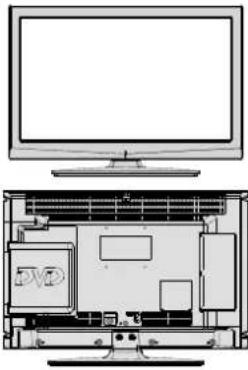 Andersson LED2640DC DVD PVR - FRONT- OG BAKSIDE Kontrollknapp OVERSIKT Kontrollknapper - 1