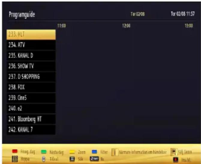 Andersson L42510FHD PVR - Elektronisk programguide (EPG) - 1