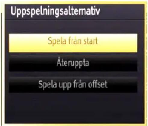 Andersson L42510FHD PVR - Titta på inspelade program - 1