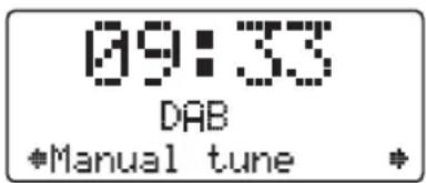 09:33 DAB *Manual tune *