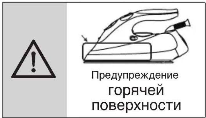 Предупреждение горячей поверхности