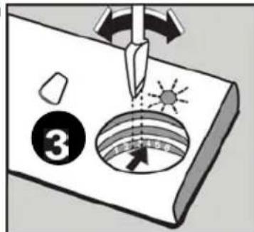 Diagram illustrating a soldering process with labeled components and directional arrows, including a numbered step indicator.