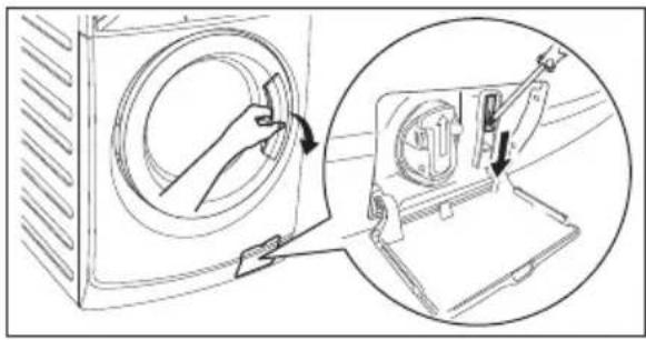 ELECTROLUX EWW12932 - การเปิดประตุกรณีฉุกเฉิน - 4