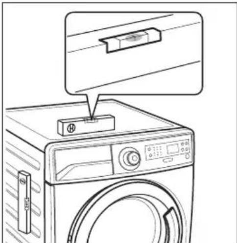 ELECTROLUX EWW12932 - It is important that your washing machine stands firm and level on the floor to ensure correct operation. - 1