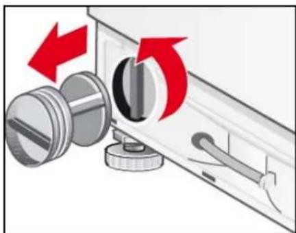 BOSCH WKD28351GB - Cleaning the Drain pump - 1