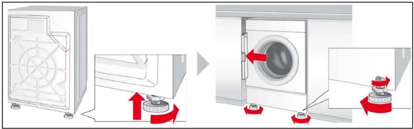 BOSCH WKD28351GB - Levelling - 1