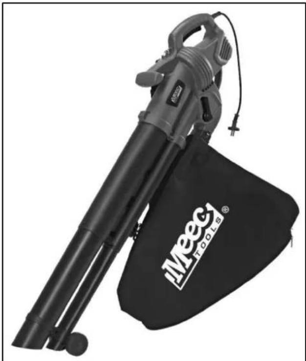 Meec Tools 721-226 - Instrukcja obsługi dmuchawy do liści Operating Instructions for Leaf Blower - 1