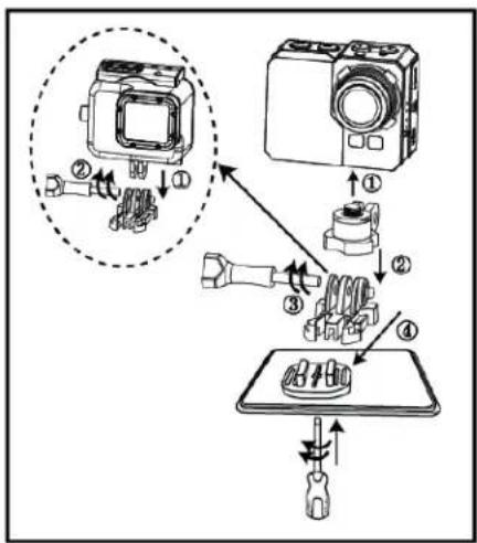 Evolveo SportCam W8 - Zawartość zestawu: - 2