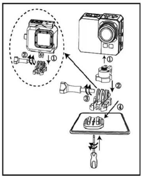 Evolveo SportCam W8 - Package Content: - 2