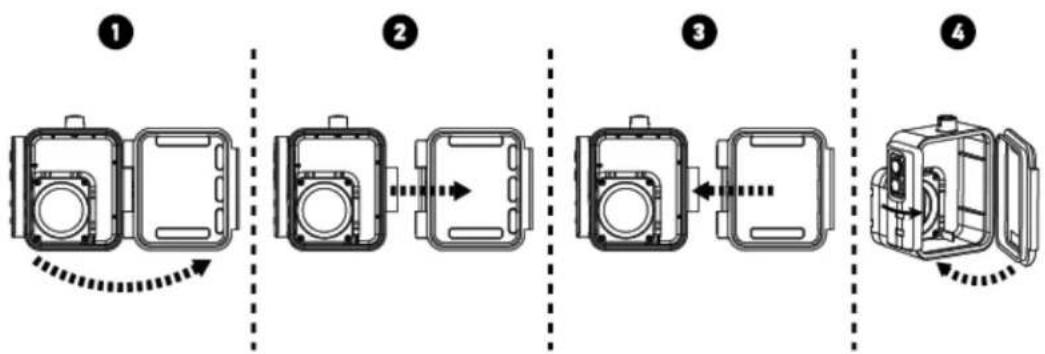 Evolveo SportCam W8 - Assembling the Camera - 1