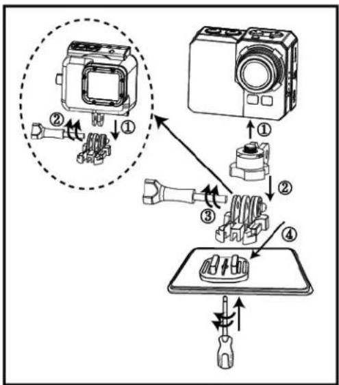 Evolveo SportCam W8 - Obsah balení: - 2