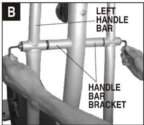 B LEFT HANDLE BAR HANDLE BAR BRACKET