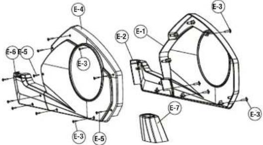 York Fitness Perform 215 - Exploded drawing - 10
