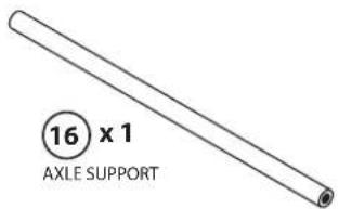 16 x 1 AXLE SUPPORT