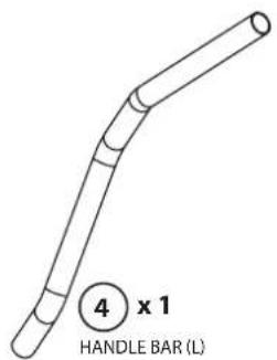 4 x 1 HANDLE BAR (L)