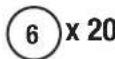 York Fitness Excel 320 - Make sure you have the following parts: - 24