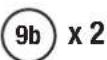York Fitness Excel 320 - Make sure you have the following parts: - 10