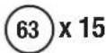 York Fitness Excel 320 - Make sure you have the following parts: - 20