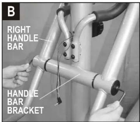 B RIGHT HANDLE BAR HANDLE BAR BRACKET