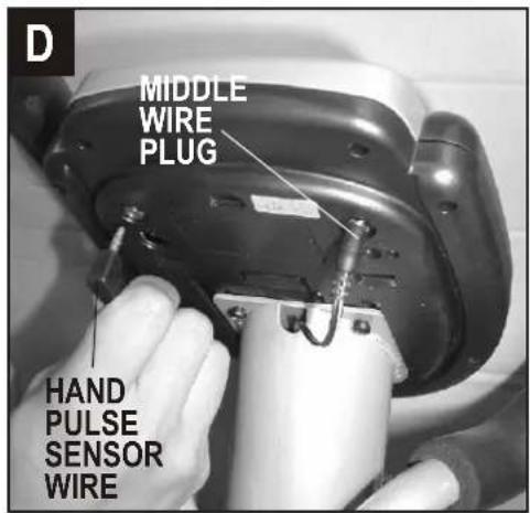 D MIDDLE WIRE PLUG HAND PULSE SENSOR WIRE