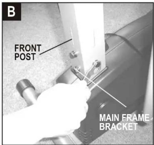 B FRONT POST MAIN FRAME BRACKET
