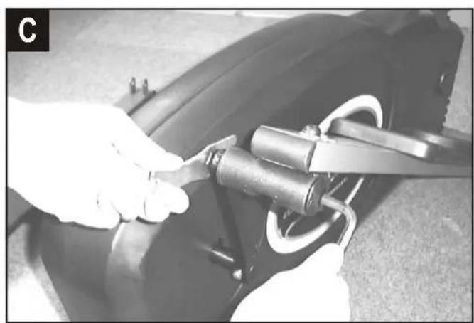 York Fitness Elliptical 2100 - ATTACH THE PEDAL POSTS - 5
