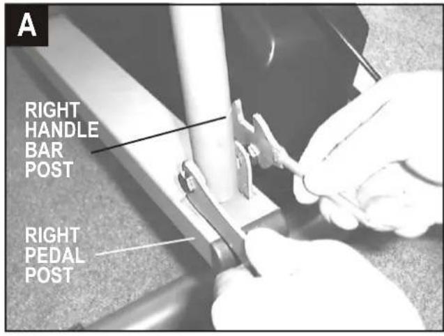 York Fitness Elliptical 2100 - ATTACH THE PEDAL POSTS - 7