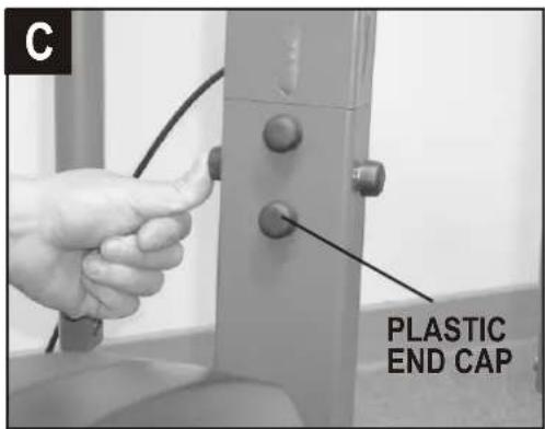 C PLASTIC END CAP