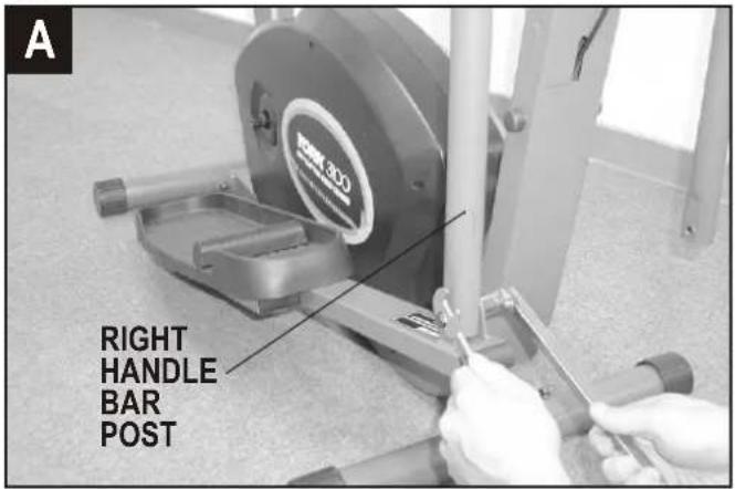 York Fitness Elliptical 3100 - ATTACH THE PEDALS TO THE POSTS - 5