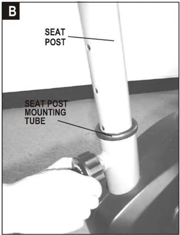 B SEAT POST SEAT POST MOUNTING TUBE