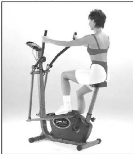 York Fitness Elliptical 3100 - SEATED CROSS TRAINING - 1