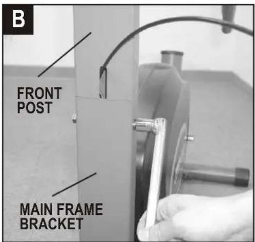 B FRONT POST MAIN FRAME BRACKET