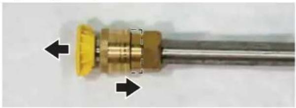 WESTINGHOUSE WP2500 - Cambiar la boquilla - 2