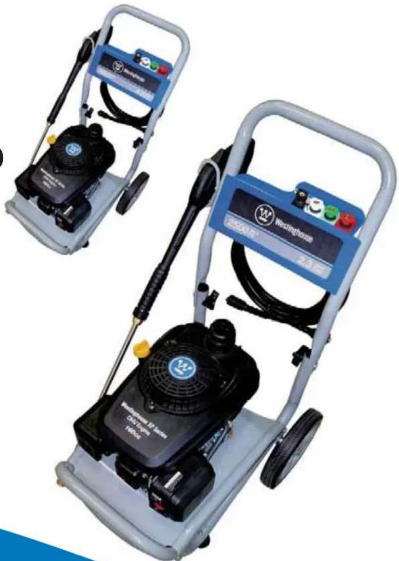 WESTINGHOUSE WP2500 - Pressure Washer Owner's Manual Manual del Propietario - 3