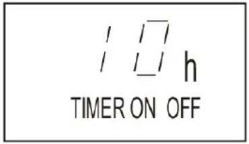 1 1 h TIMER ON OFF