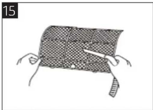 Anslut 416-117 - cleaning the air filter (every quarter) - 2