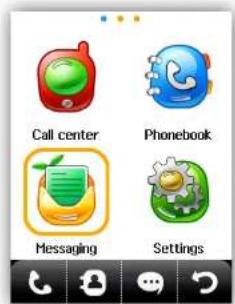 Call center Phonebook Messaging Settings