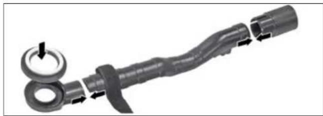 Meec Tools 010-644 - Montering av adapter for støvavsug - 1