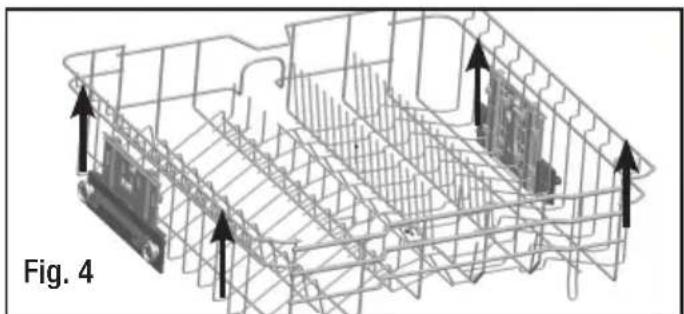 Stirling W60A1A401B-SS - At the factory the basket height is set to the lower position. - 1