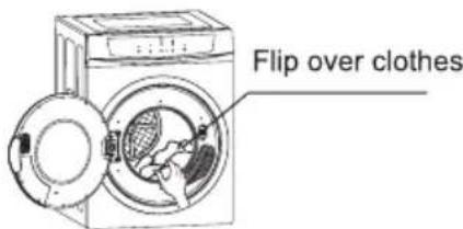 Flip over clothes