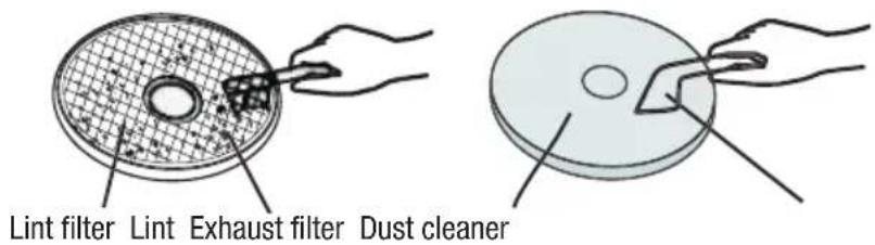 Lint filter Lint Exhaust filter Dust cleaner